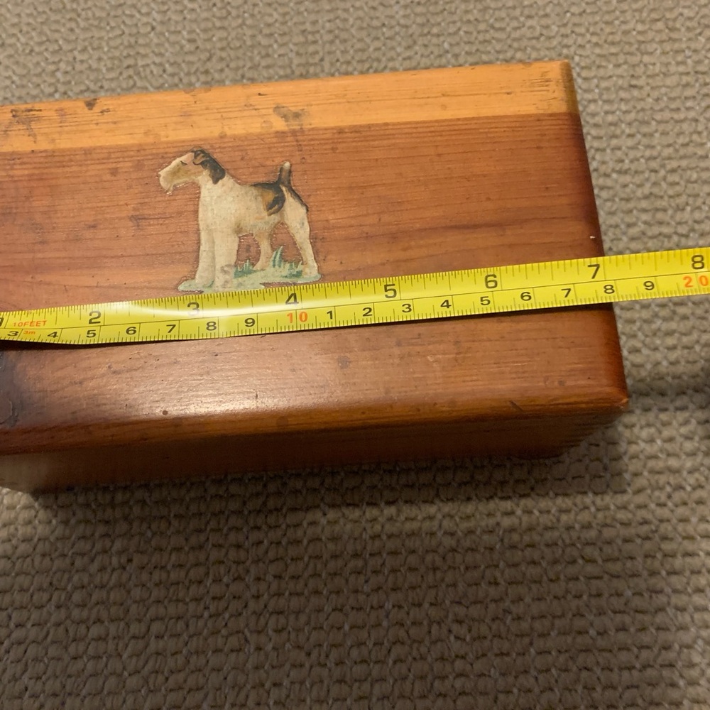 Vintage wooden trinket box - Picture 8 of 9